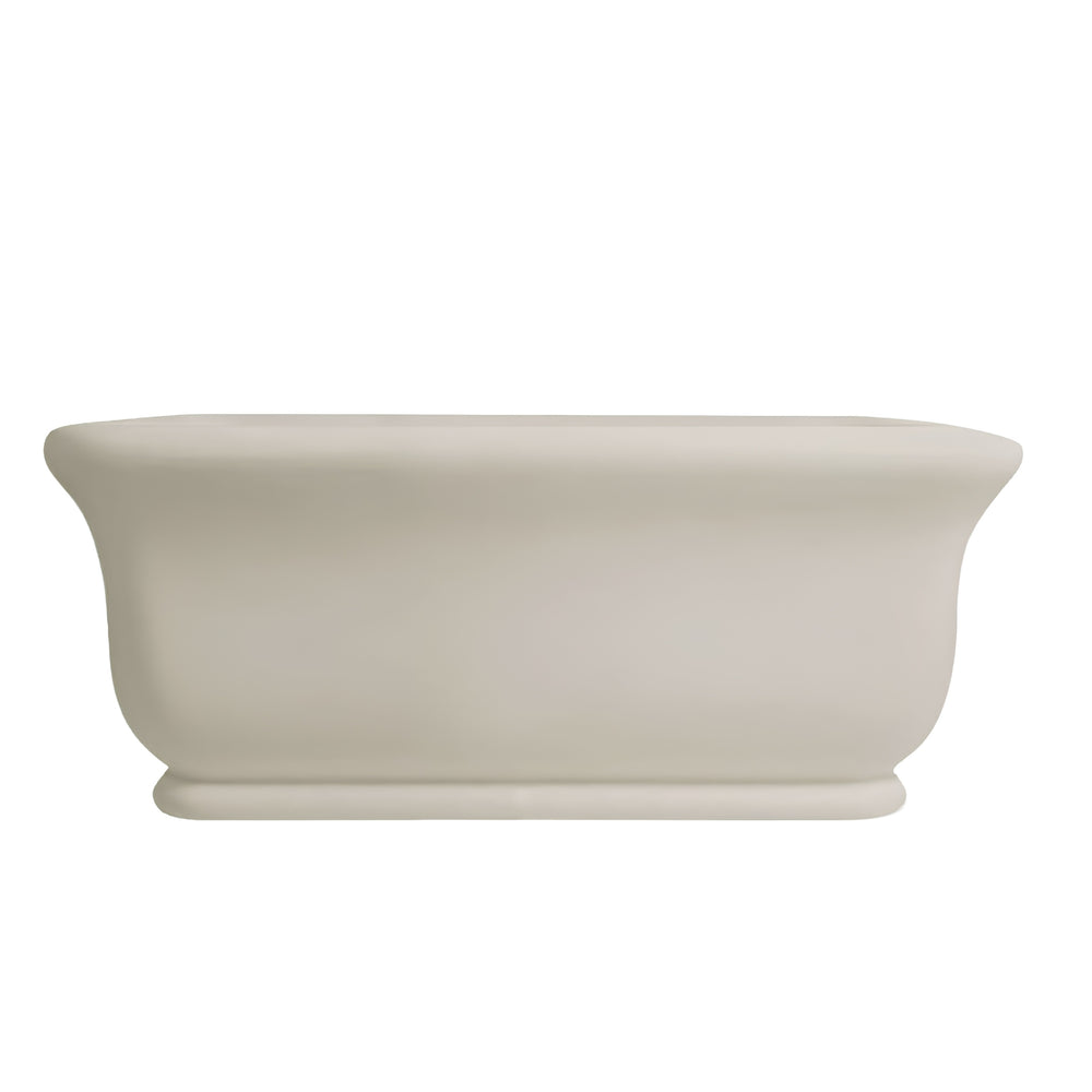 TURNER HASTINGS KIRKHAM TITANCAST FREESTANDING NON OVERFLOW BATHTUB NATURAL LINEN (AVAILABLE IN 1600MM AND 1800MM)