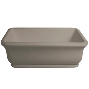TURNER HASTINGS KIRKHAM TITANCAST FREESTANDING OVERFLOW BATHTUB LIGHT FAWN (AVAILABLE IN 1600MM AND 1800MM)