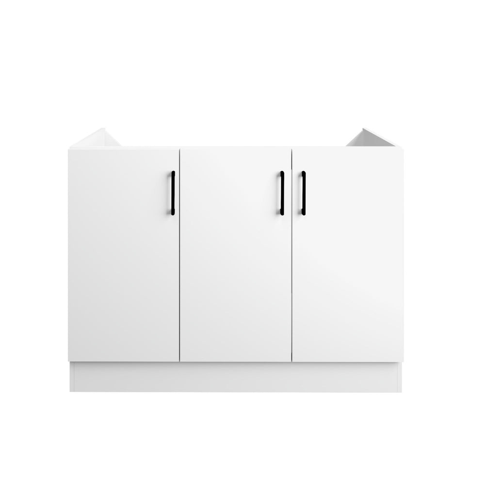 LUKKA PVC KITCHENETTE LAUNDRY CABINET 1148MM WHITE