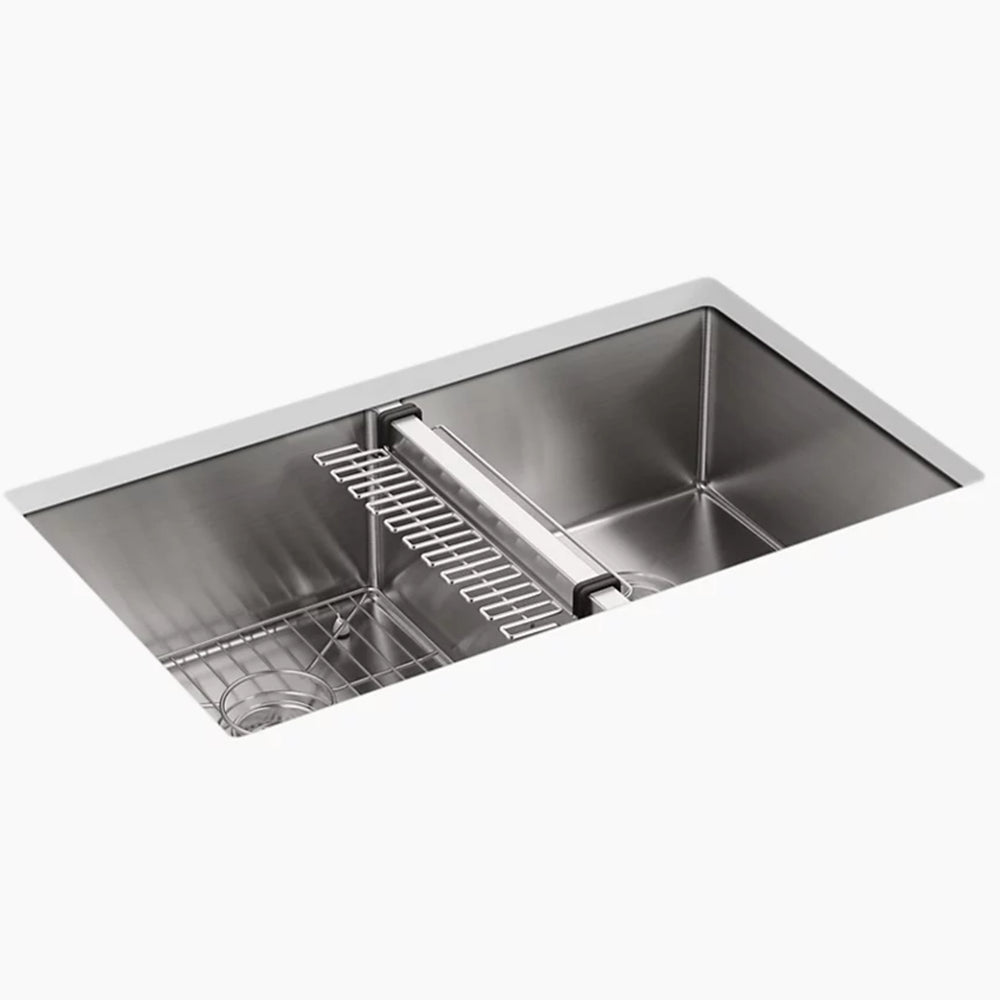 KOHLER STRIVE UNDERMOUNT KITCHEN SINK STAINLESS STEEL 813MM