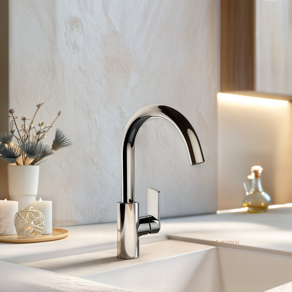 KOHLER TAUT KITCHEN MIXER 323MM POLISHED CHROME