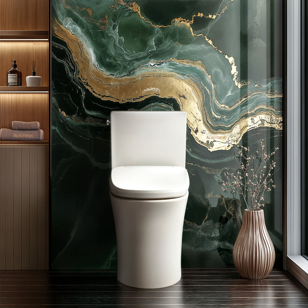 KOHLER VEIL BACK-TO-WALL TOILET WITH REMOTE CONTROL BIDET ELONGATED GLOSS WHITE