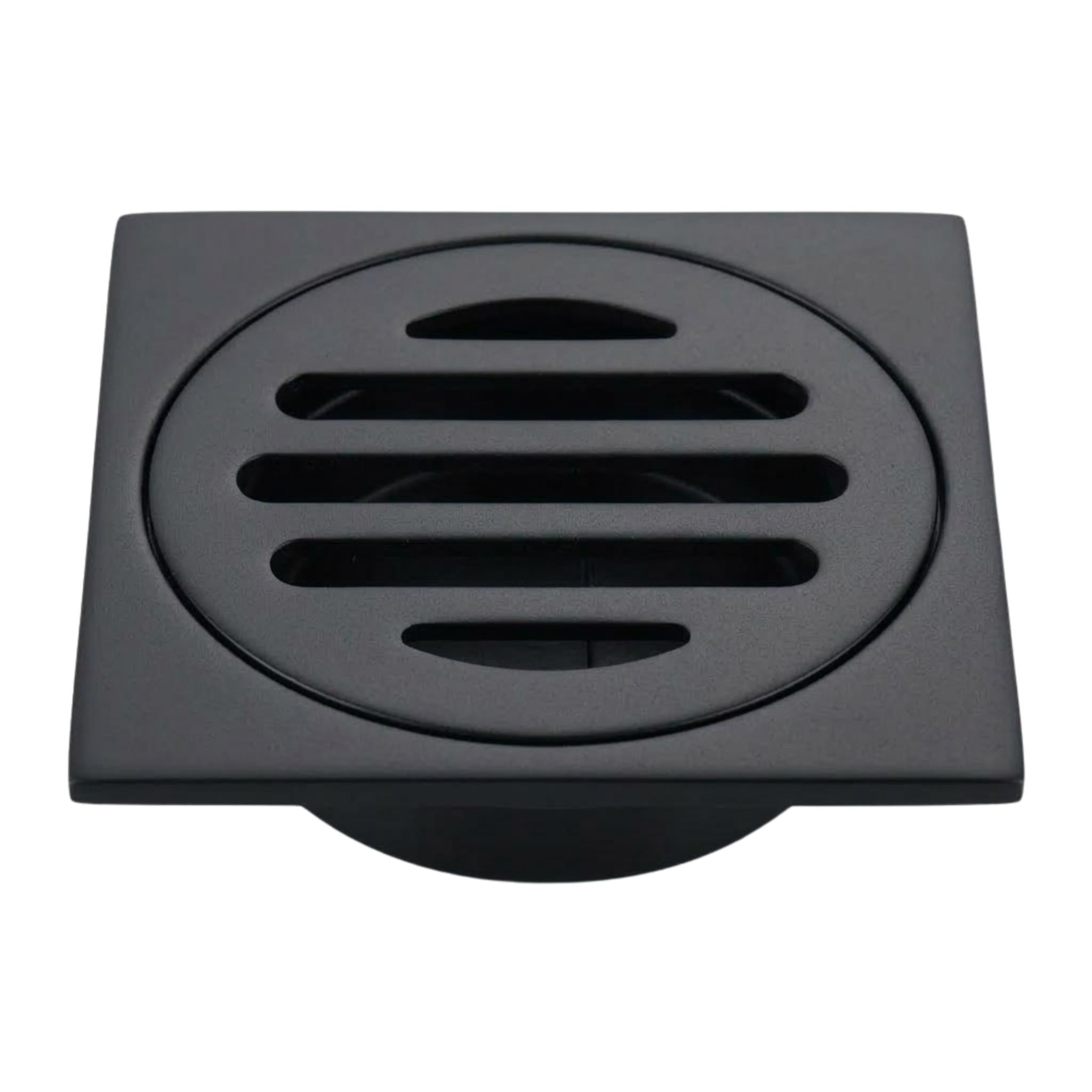 VITO SLOTTED FLOOR DRAIN MATTE BLACK (AVAILABLE IN 82MM AND 110MM)