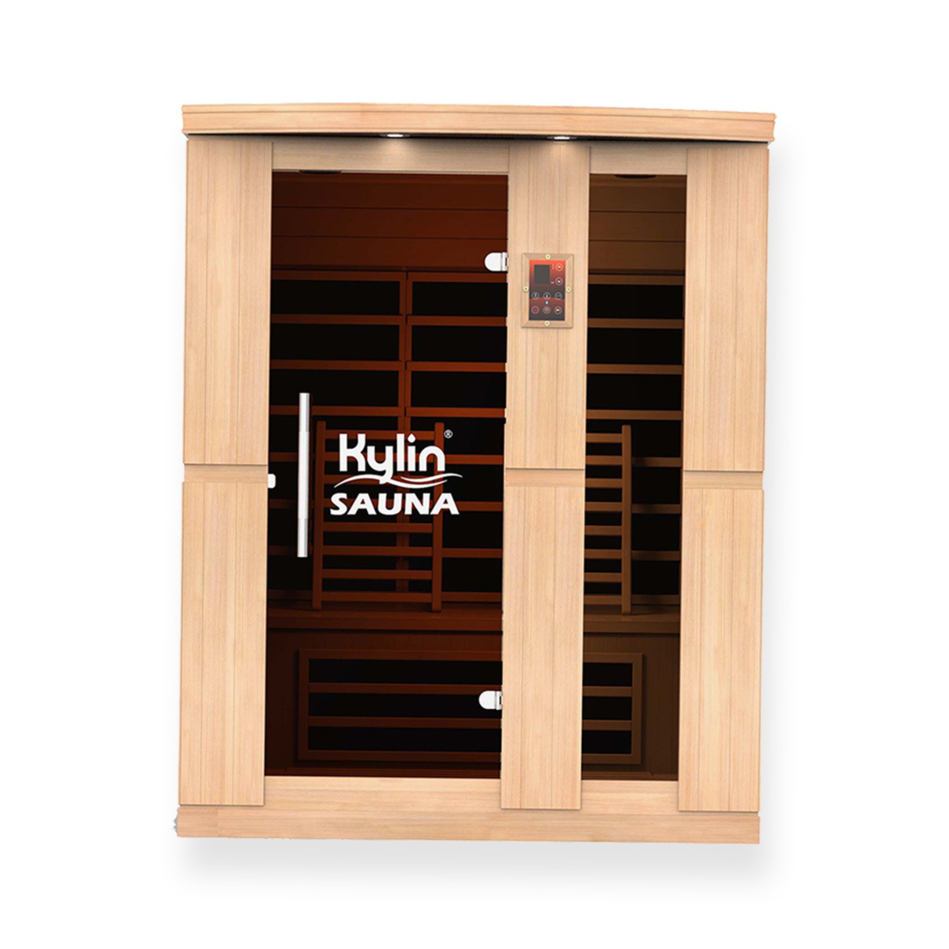 KYLIN SUPERIOR CARBON 3 PERSON FAR INFRARED SAUNA ROOM