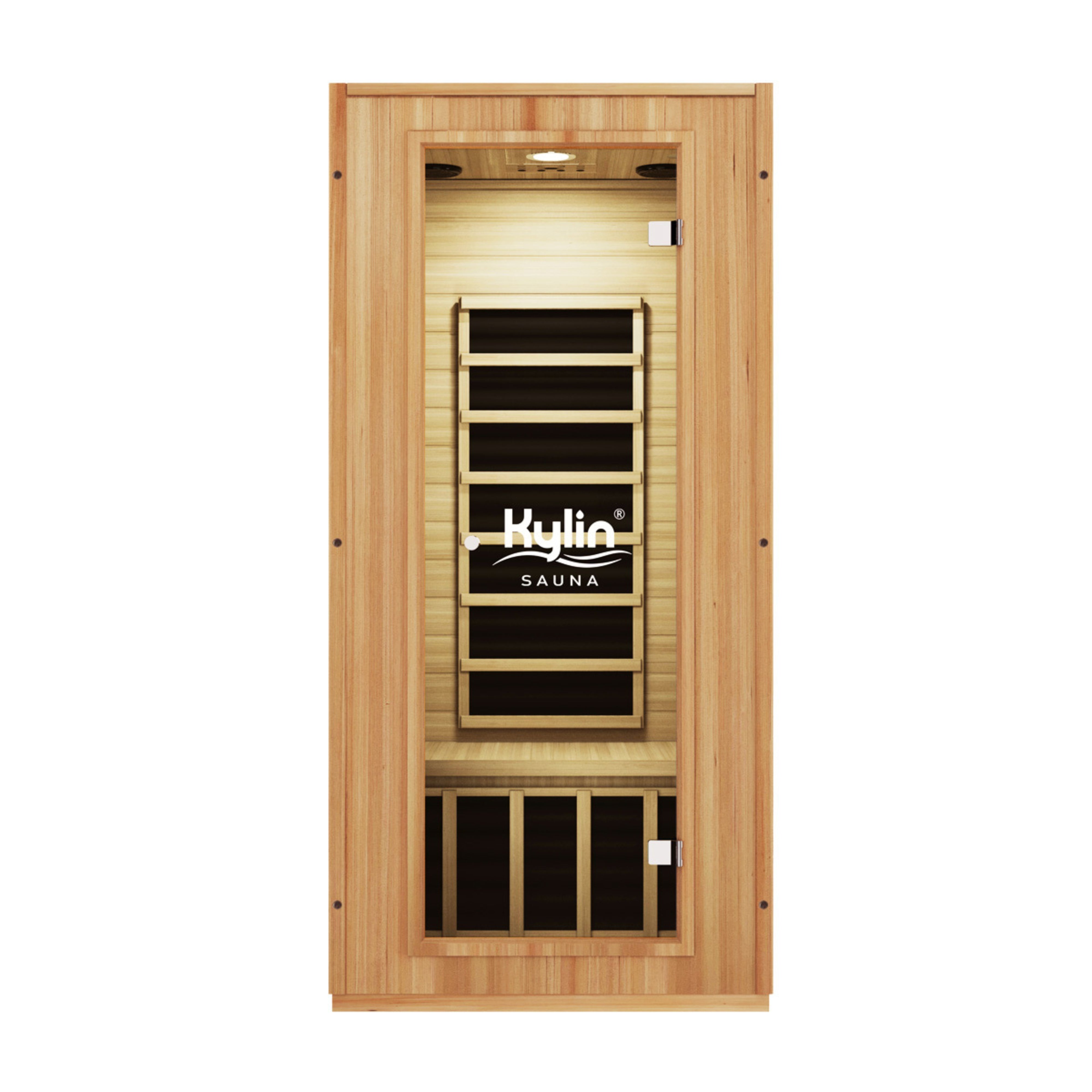 KYLIN MODERN CARBON 1 PERSON FAR PORTABLE SAUNA ROOM