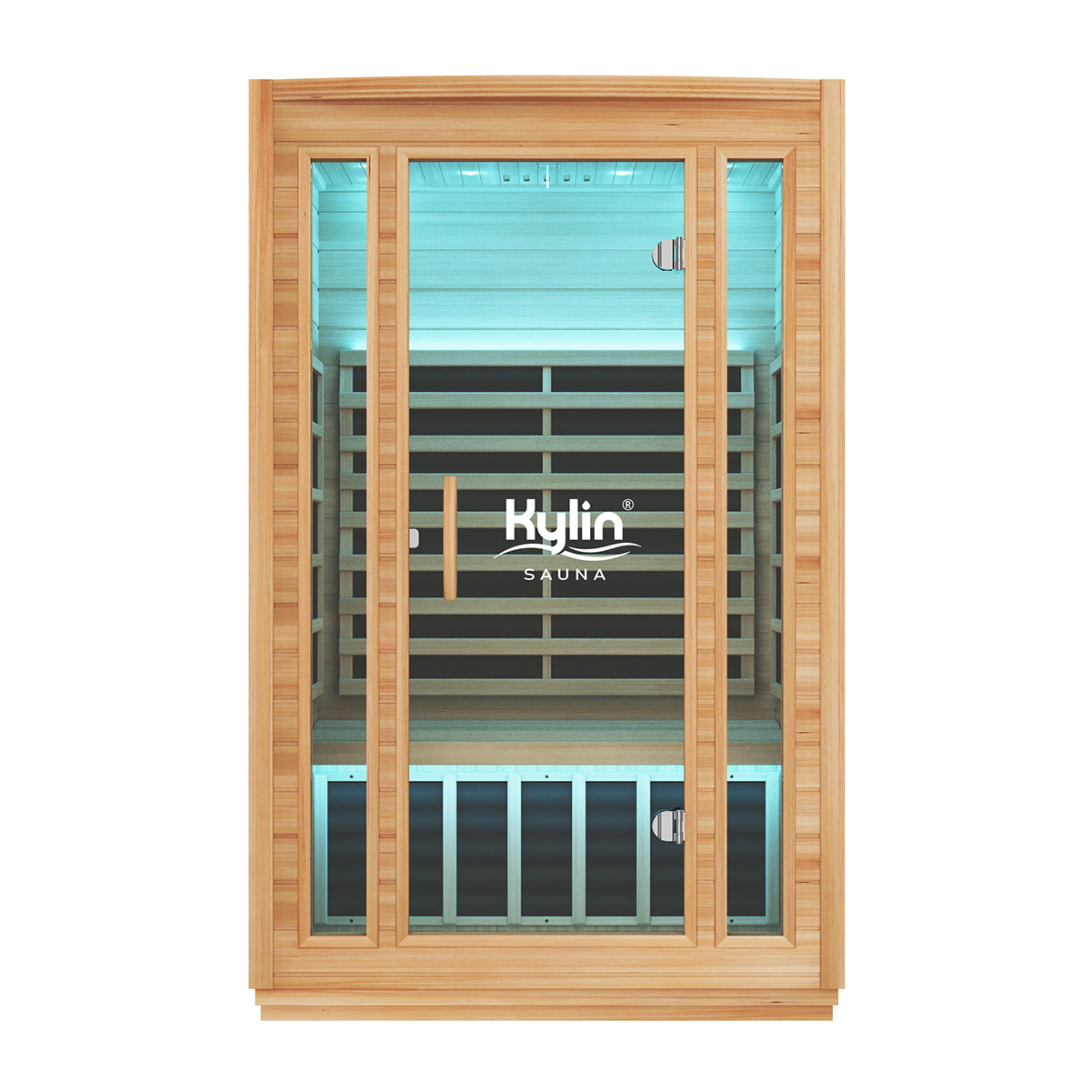 KYLIN SUPERIOR CARBON 2 PERSON FAR INFRARED SAUNA LOW EMF