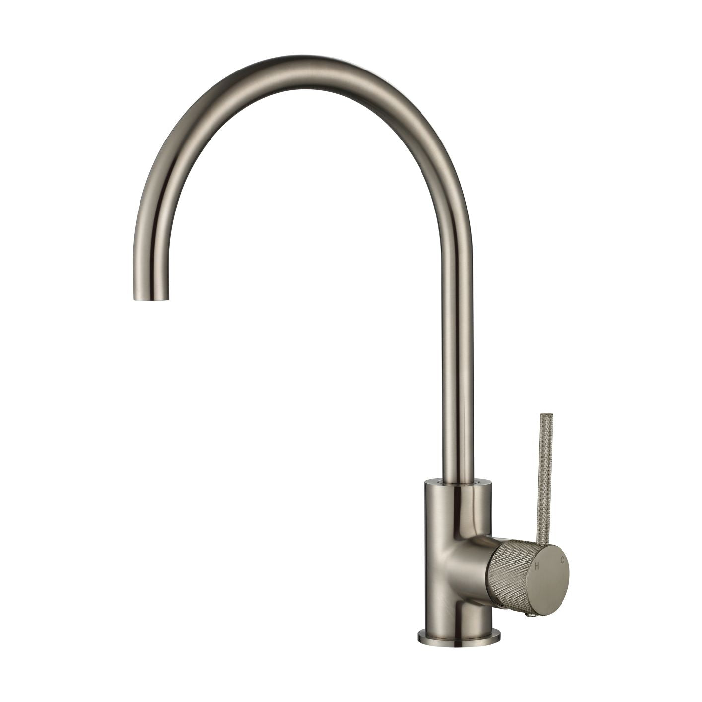 MODERN NATIONAL STAR MINI KITCHEN MIXER MIXER WITH KNURLED HANDLE 340MM BRUSHED NICKEL