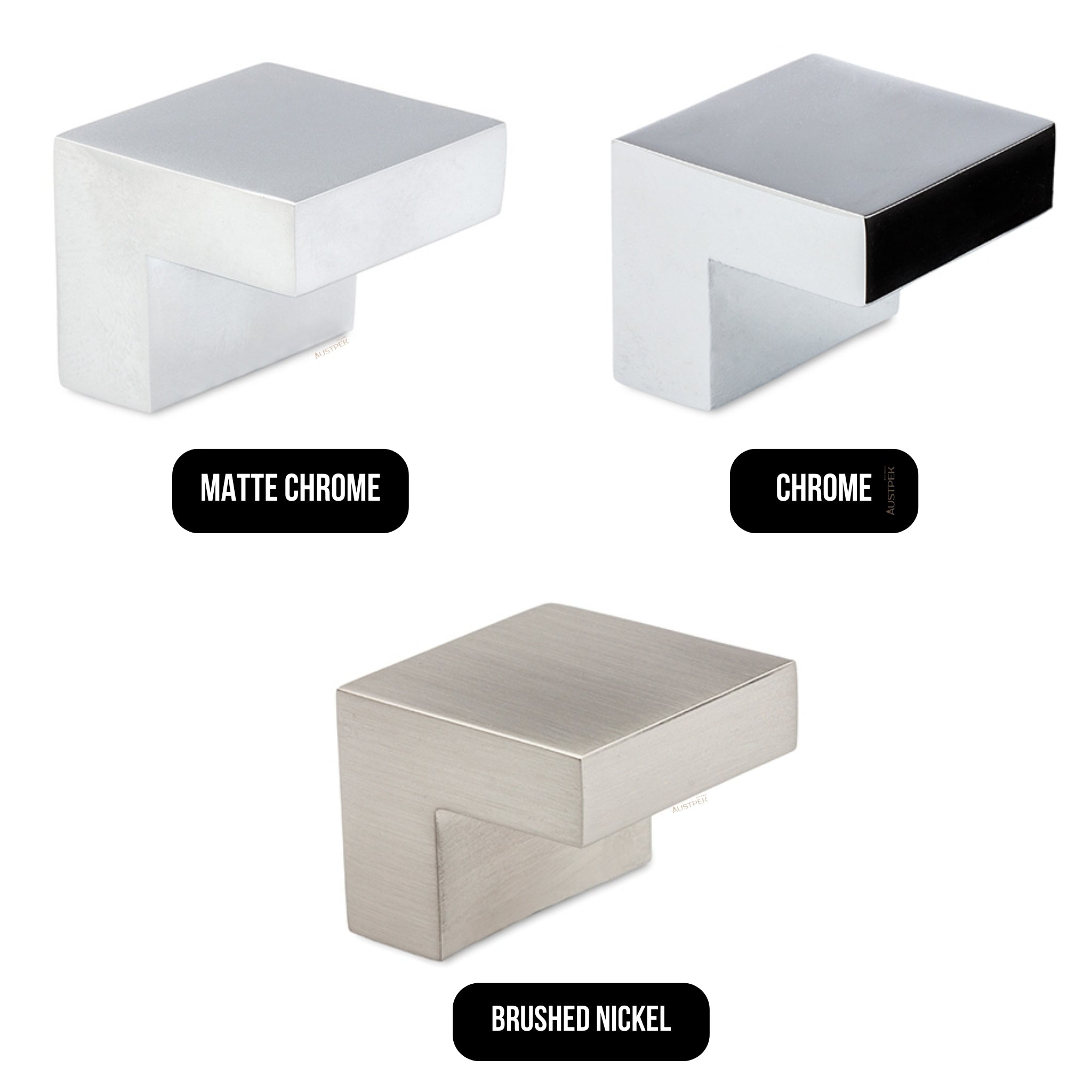 MODULR KNOB HANDLE 16MM MATTE CHROME