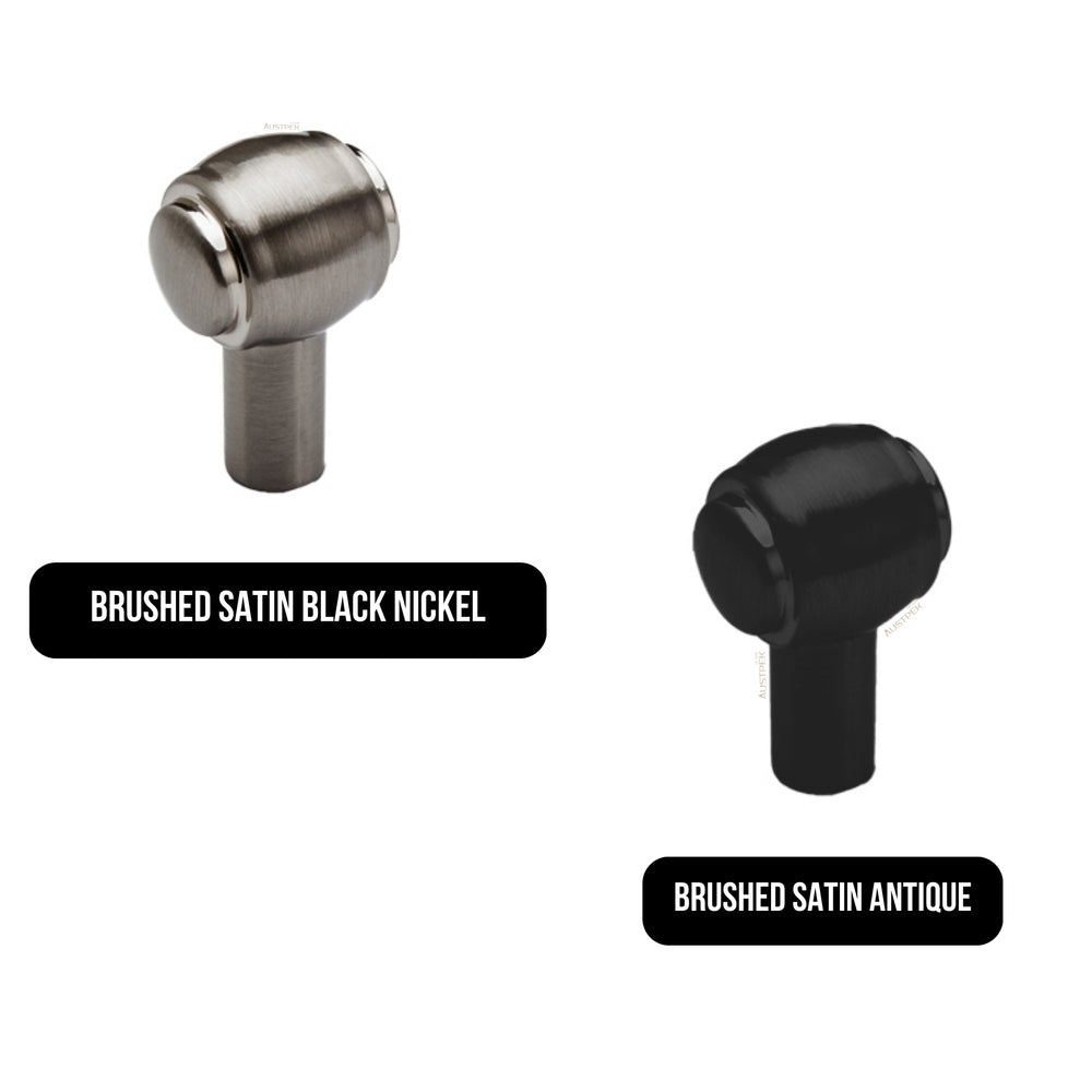 MODULR KNOB HANDLE 21MM MATTE BLACK