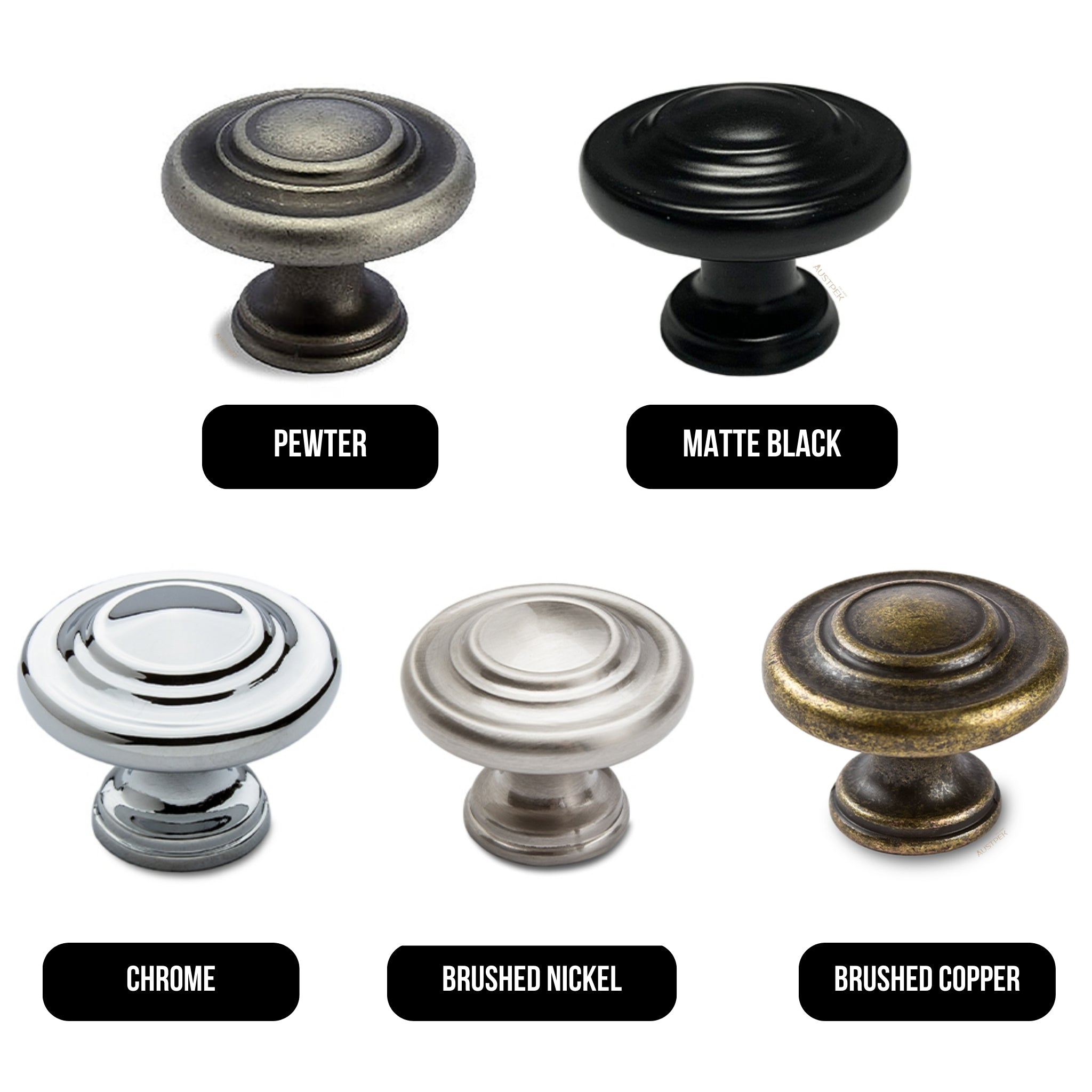 MODULR KNOB HANDLE 33MM CHROME