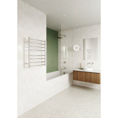 THERMOGROUP 3X MAGNIFICATION MIRROR WITH LIGHT CHROME 250MM