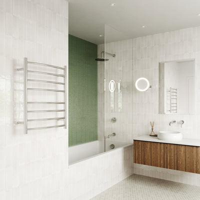 THERMOGROUP 3X MAGNIFICATION MIRROR WITH LIGHT CHROME 250MM