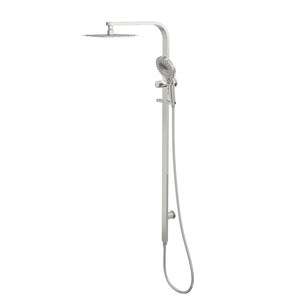 LINSOL OCEANJET TWIN SHOWER WITH LONG RAIL 1271MM BRUSHED NICKEL