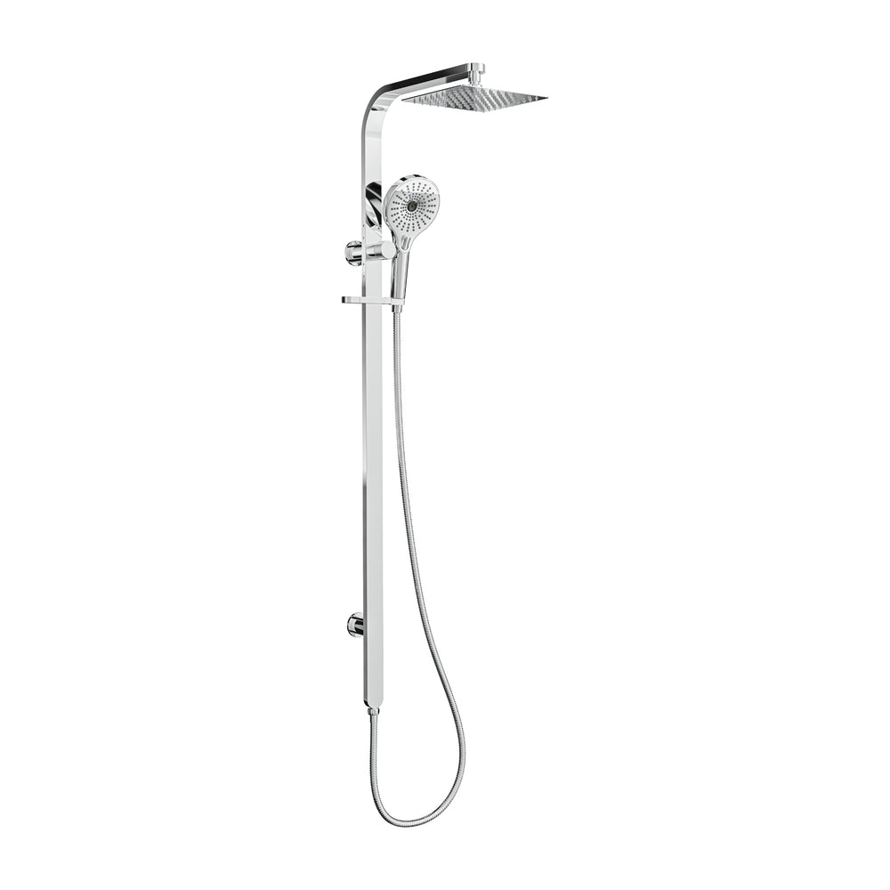 LINSOL OCEANJET LEAD FREE TWIN SHOWER WITH LONG RAIL 1271MM CHROME