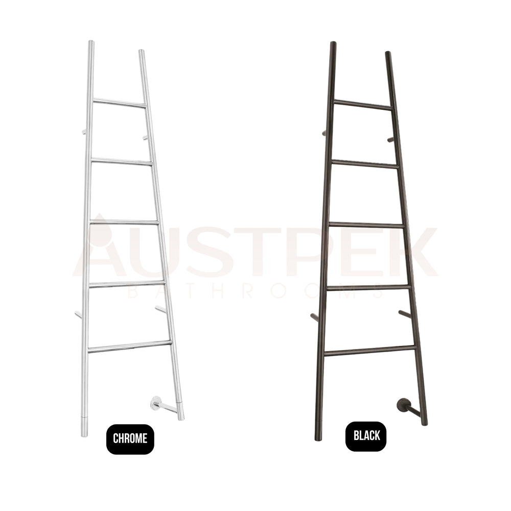THERMOGROUP JEEVES TANGENT L HEATED TOWEL RAIL STAINLESS STEEL 1890MM