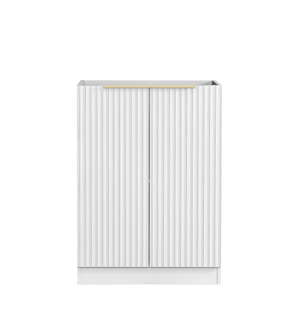 OTTI NOOSA MATTE WHITE 1060MM BASE LAUNDRY CABINET WITH STONE TOP & SINK