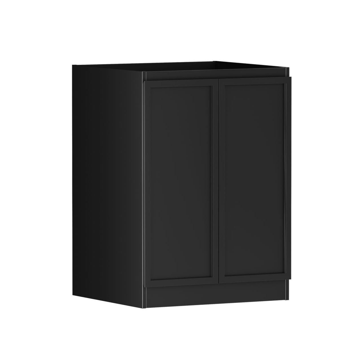 OTTI HAMPSHIRE MATTE BLACK 630MM BASE LAUNDRY CABINET
