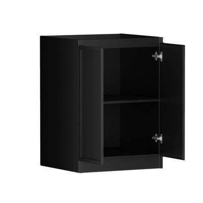 OTTI HAMPSHIRE MATTE BLACK 630MM BASE LAUNDRY CABINET