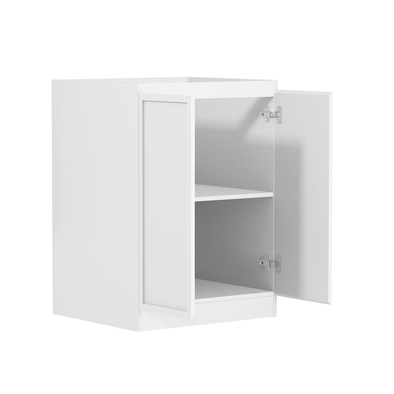 OTTI HAMPSHIRE MATTE WHITE 630MM BASE LAUNDRY CABINET