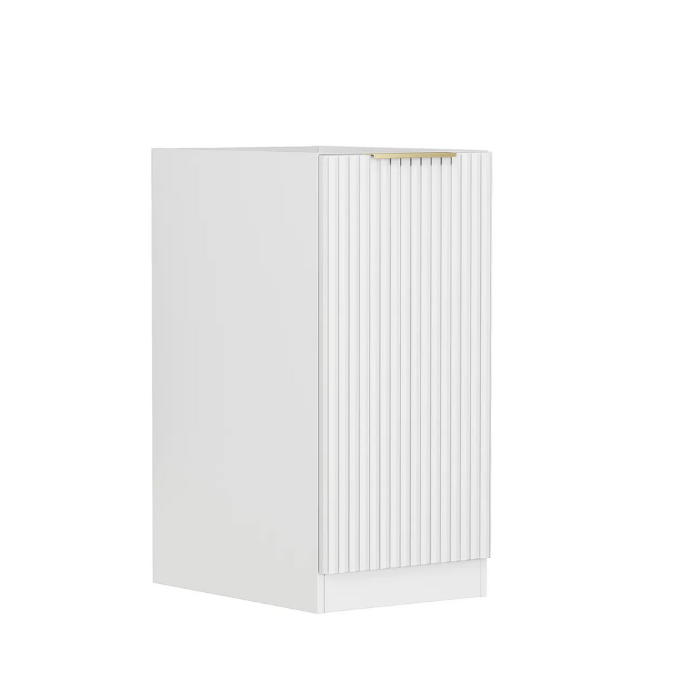 OTTI NOOSA MATTE WHITE 415MM BASE LAUNDRY CABINET WITH INTERNAL DRAWER