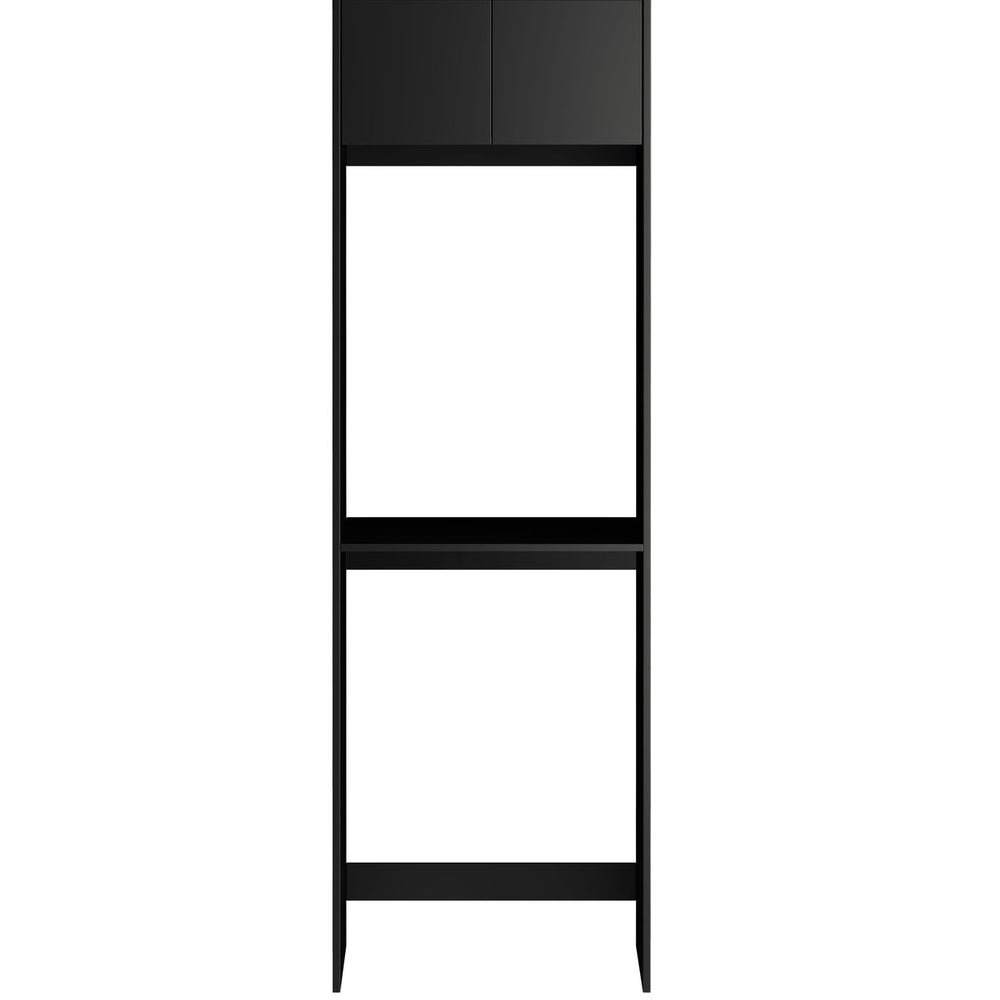 OTTI HAMPSHIRE BLACK 2100MM LAUNDRY TALL WASHING MACHINE CABINET