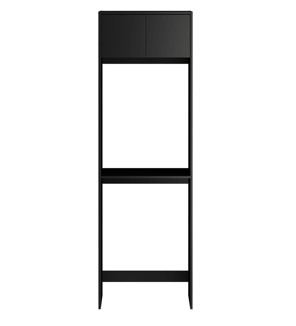 OTTI HAMPSHIRE BLACK 2100MM LAUNDRY TALL WASHING MACHINE CABINET