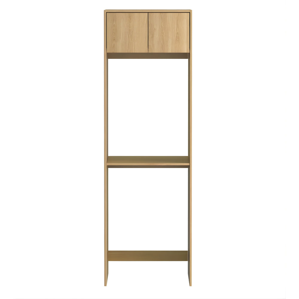 OTTI HAVANA WOODLAND OAK FLUTED 1715MM LAUNDRY AND WALL CABINET WITH STONE TOP & SINK (PACKAGE-C)