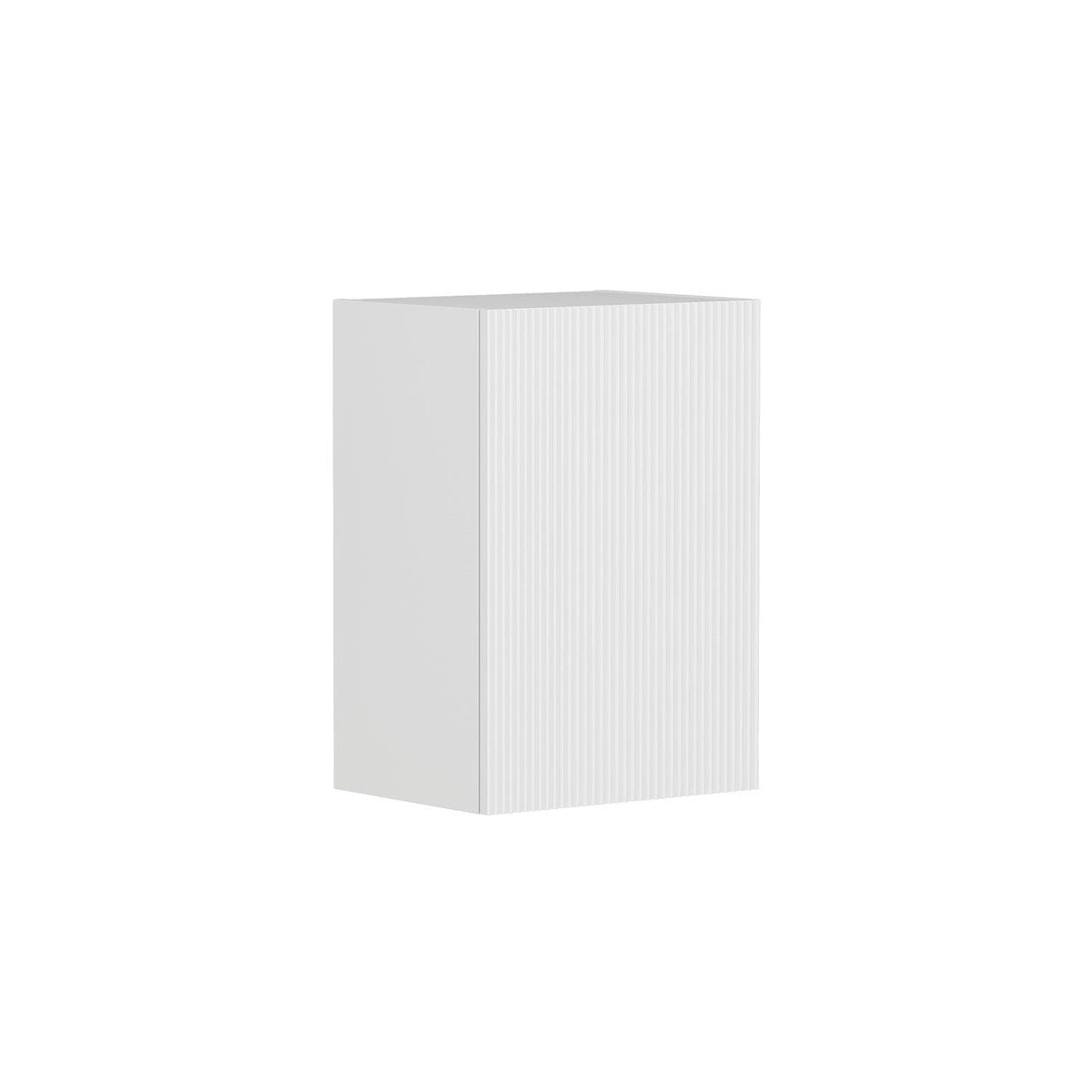 OTTI BONDI MATTE WHITE FLUTED 415MM WALL LAUNDRY CABINET