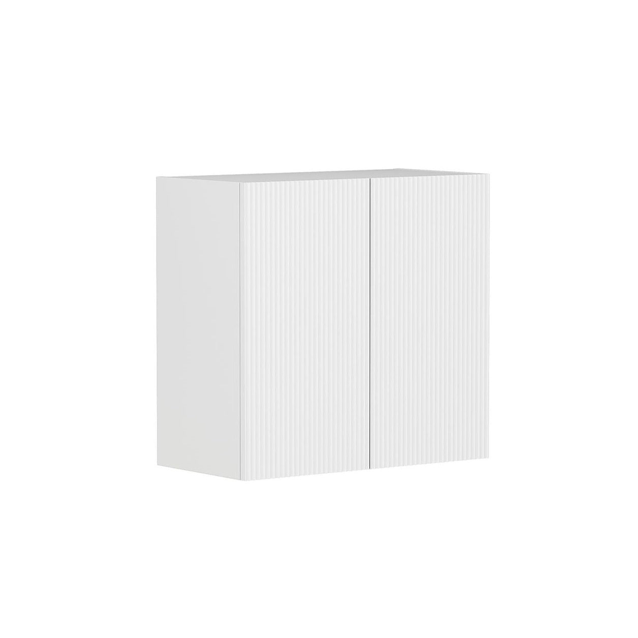OTTI BONDI MATTE WHITE FLUTED 630MM WALL LAUNDRY CABINET