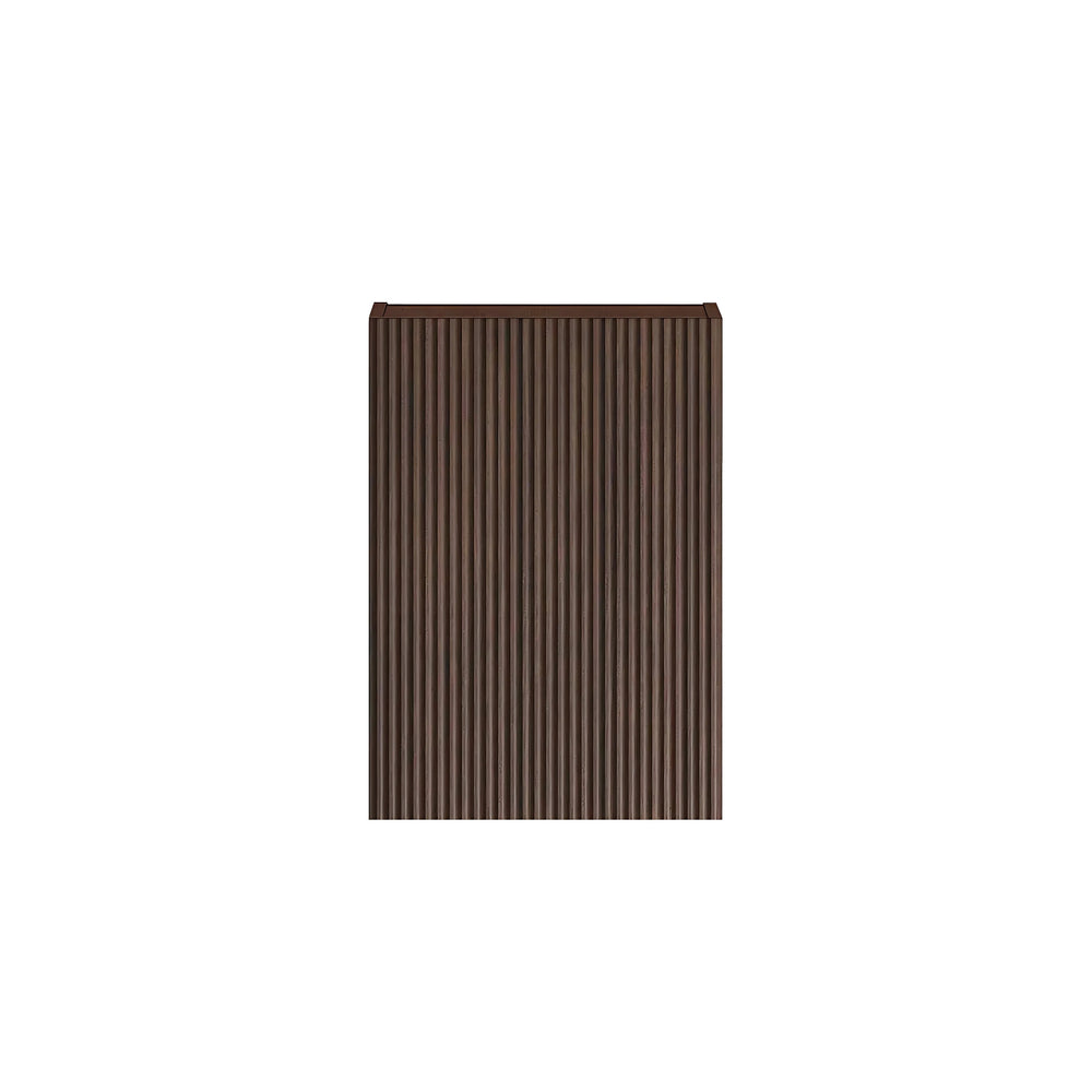 OTTI HAVANA SABLE WALNUT FLUTED 415MM WALL LAUNDRY CABINET