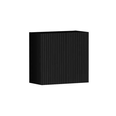 OTTI MARLO MATTE BLACK FLUTED 630MM WALL LAUNDRY CABINET