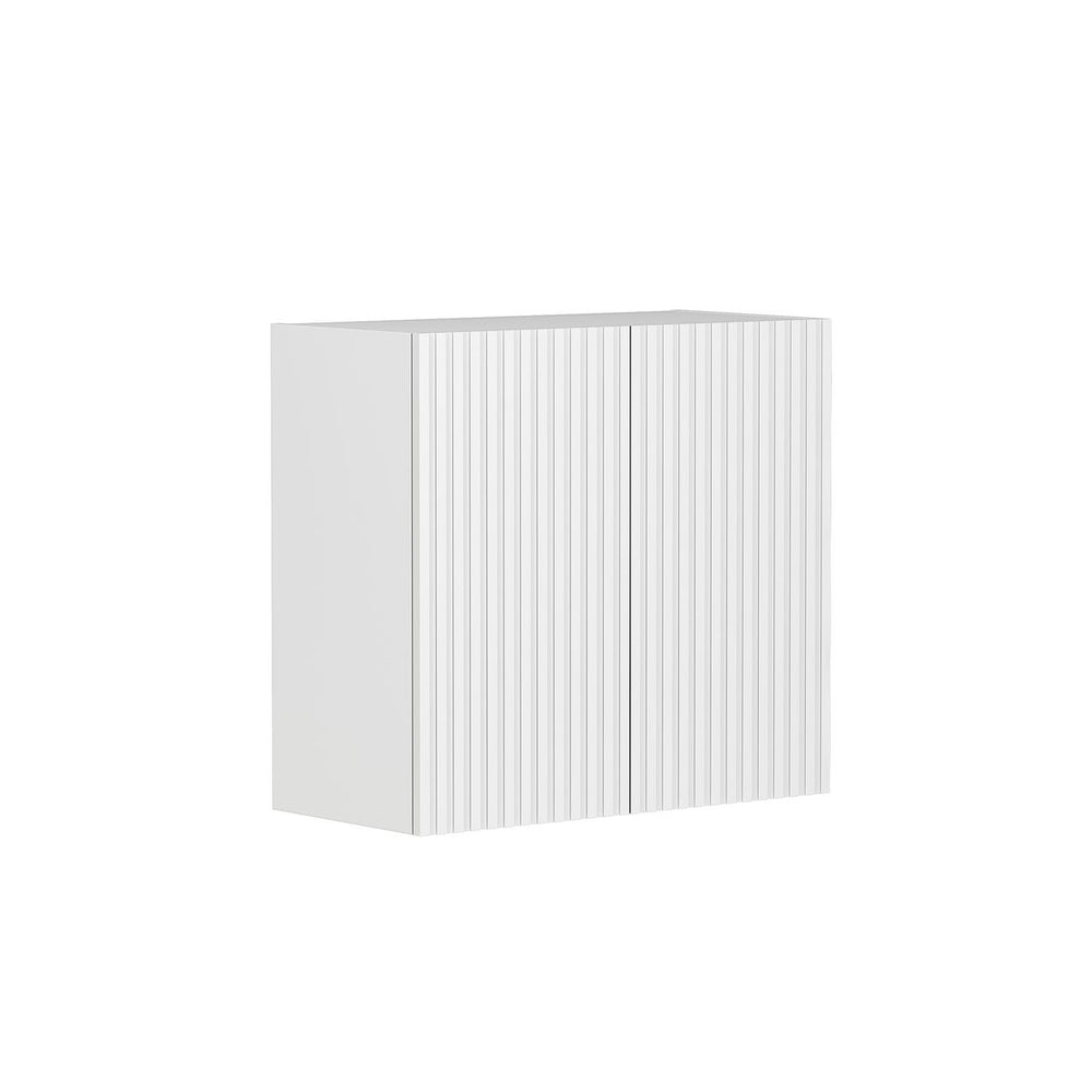 OTTI NOOSA MATTE WHITE FLUTED 630MM WALL LAUNDRY CABINET