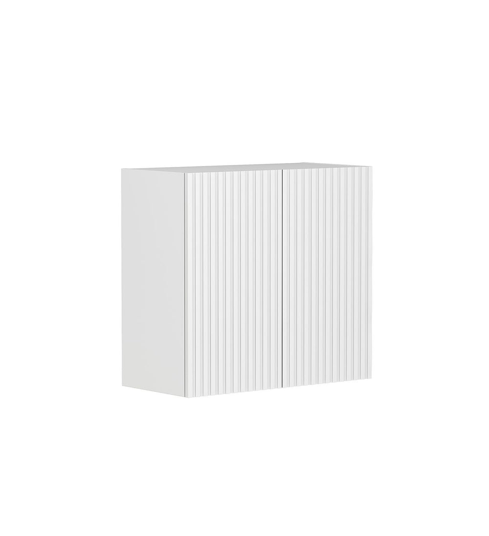 OTTI NOOSA MATTE WHITE FLUTED 630MM WALL LAUNDRY CABINET
