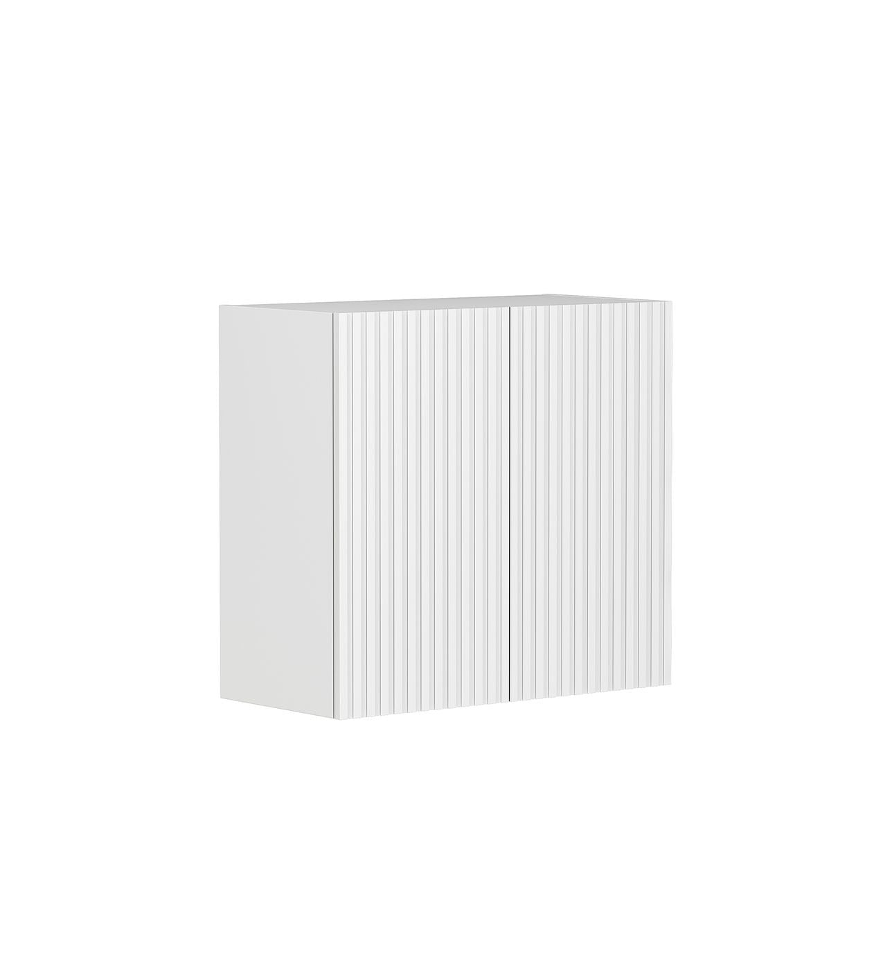 OTTI NOOSA MATTE WHITE FLUTED 630MM WALL LAUNDRY CABINET