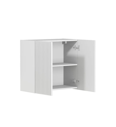 OTTI NOOSA MATTE WHITE FLUTED 630MM WALL LAUNDRY CABINET