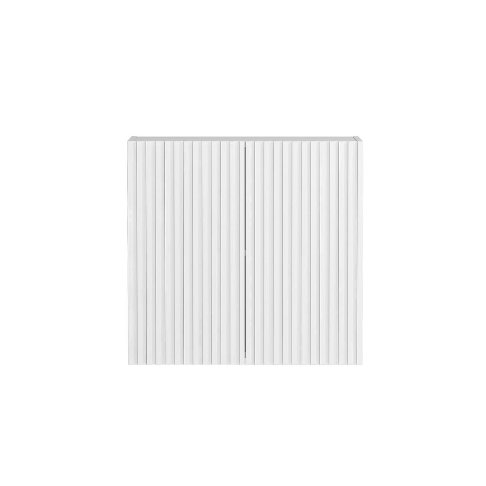 OTTI NOOSA MATTE WHITE FLUTED 630MM WALL LAUNDRY CABINET