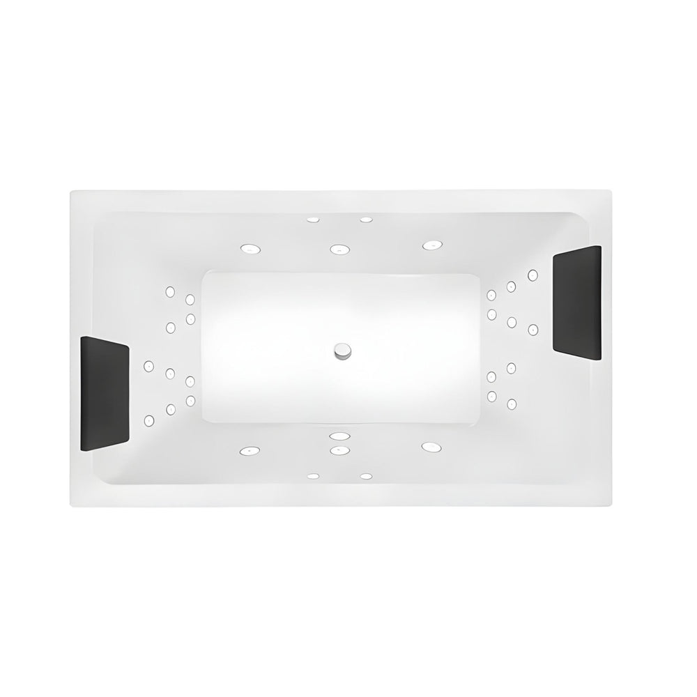 DECINA LAGO INSET DOLCE VITA SPA BATH GLOSS WHITE 1795MM WITH 26-JETS