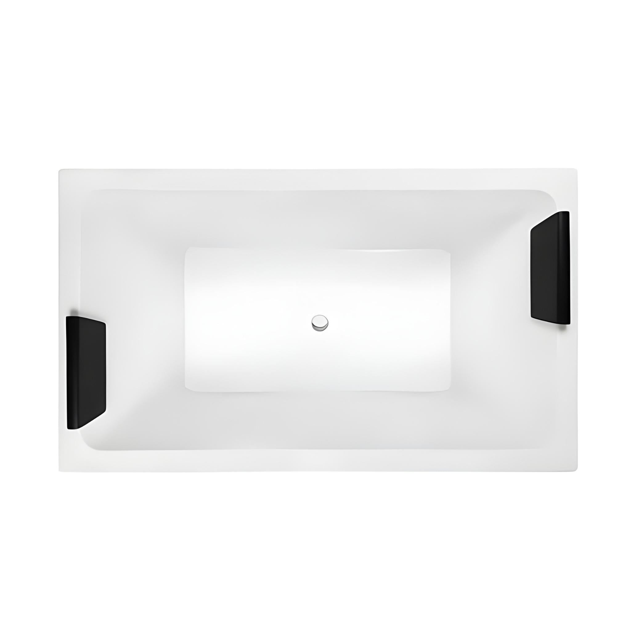 DECINA LAGO ISLAND BATH GLOSS WHITE 1795MM