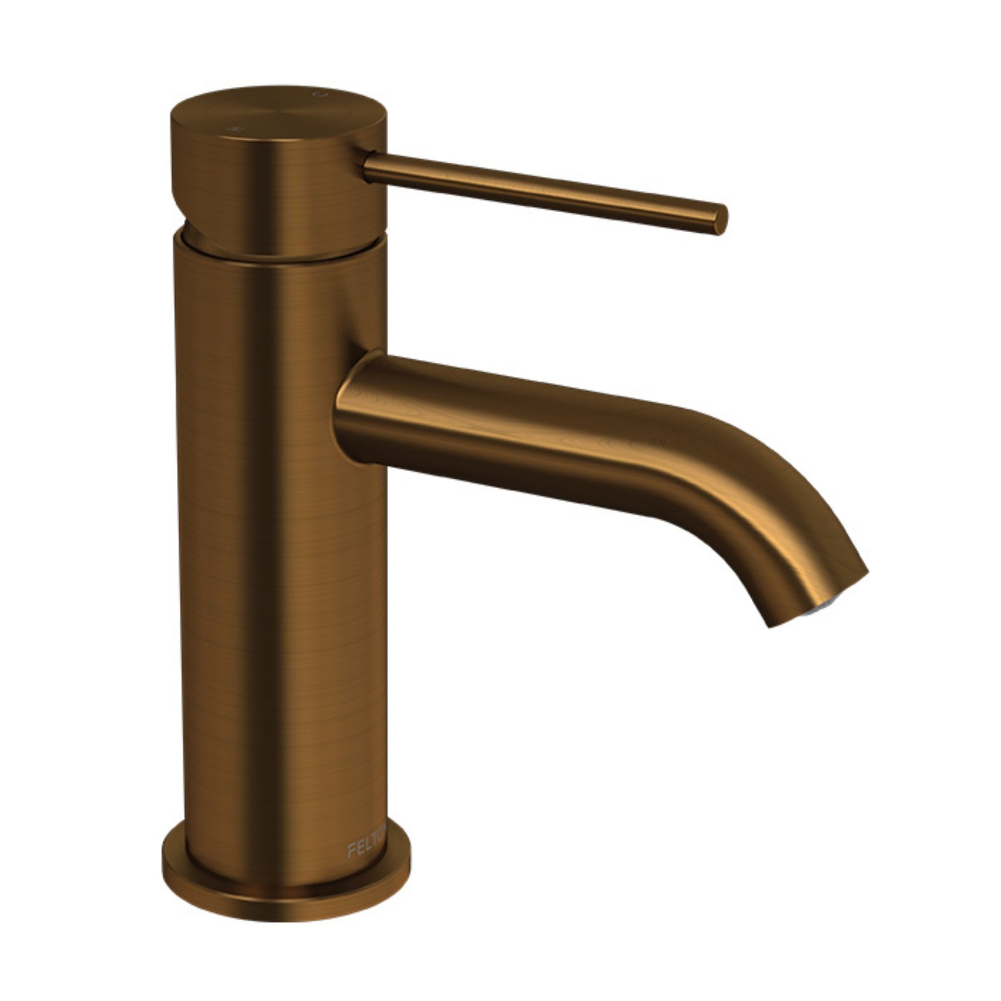 FELTON LINEA BASIN MIXER 165MM BRUSHED BRONZE
