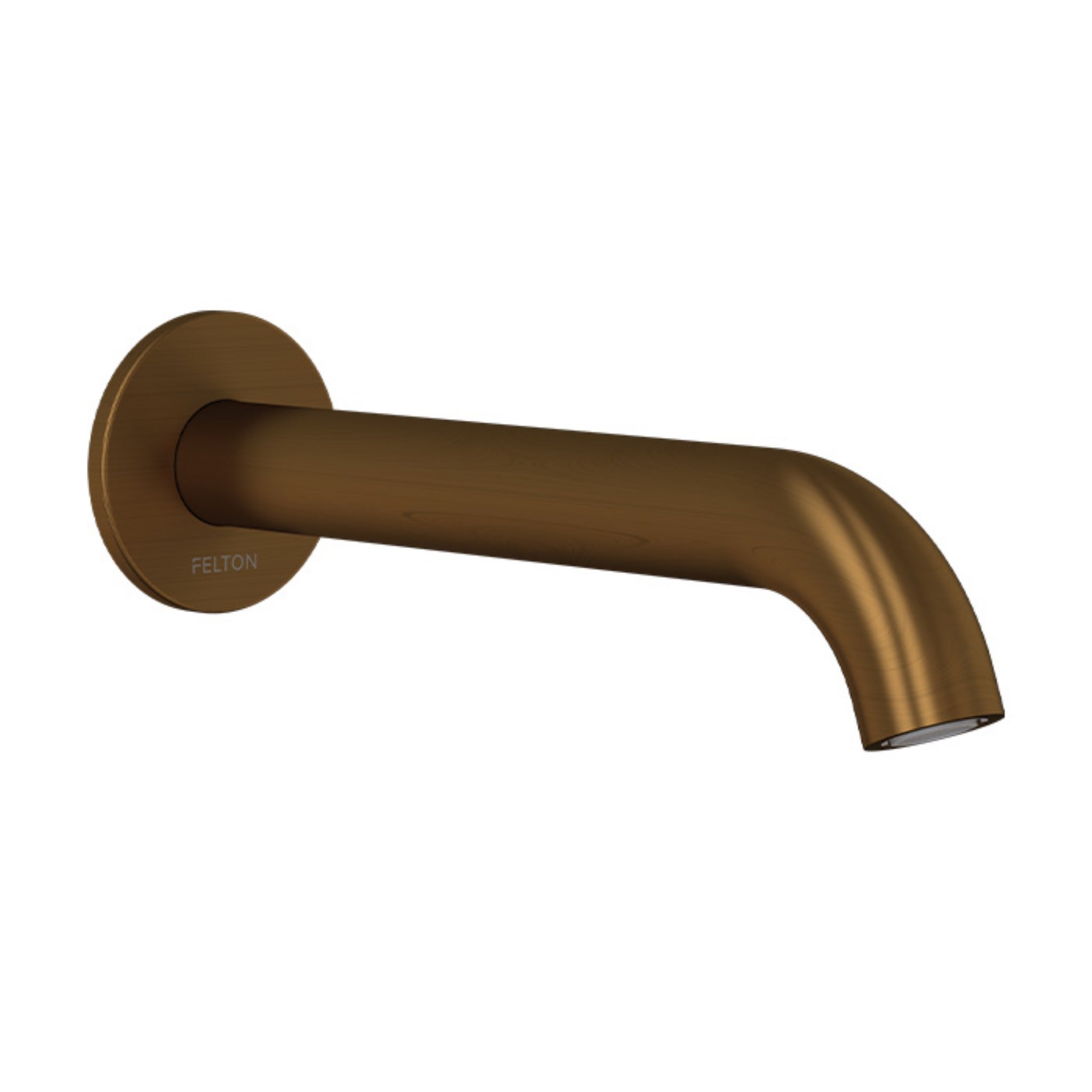FELTON LINEA BATH SPOUT 200MM BRUSHED BRONZE