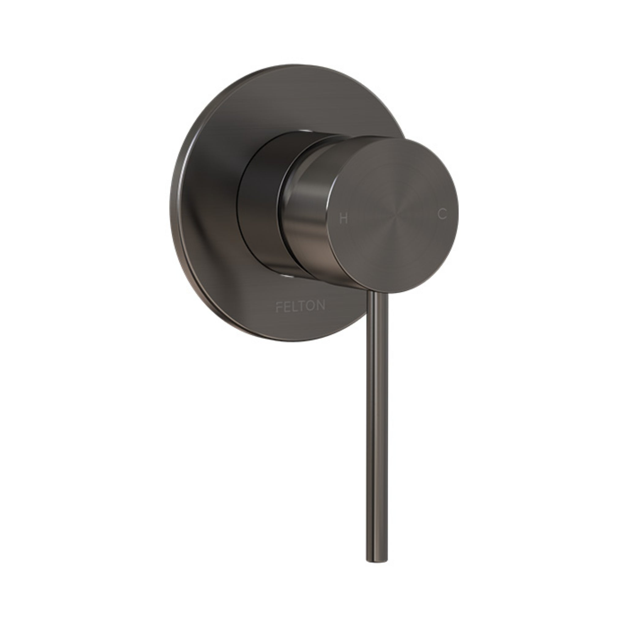 FELTON LINEA SHOWER MIXER BRUSHED GUN METAL