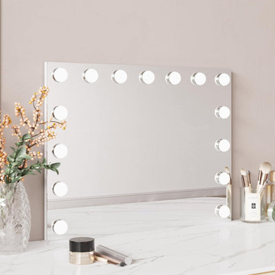 MERCIO LUNA FRAMELESS LED FRONTLIT MAKEUP MIRROR 580X450MM