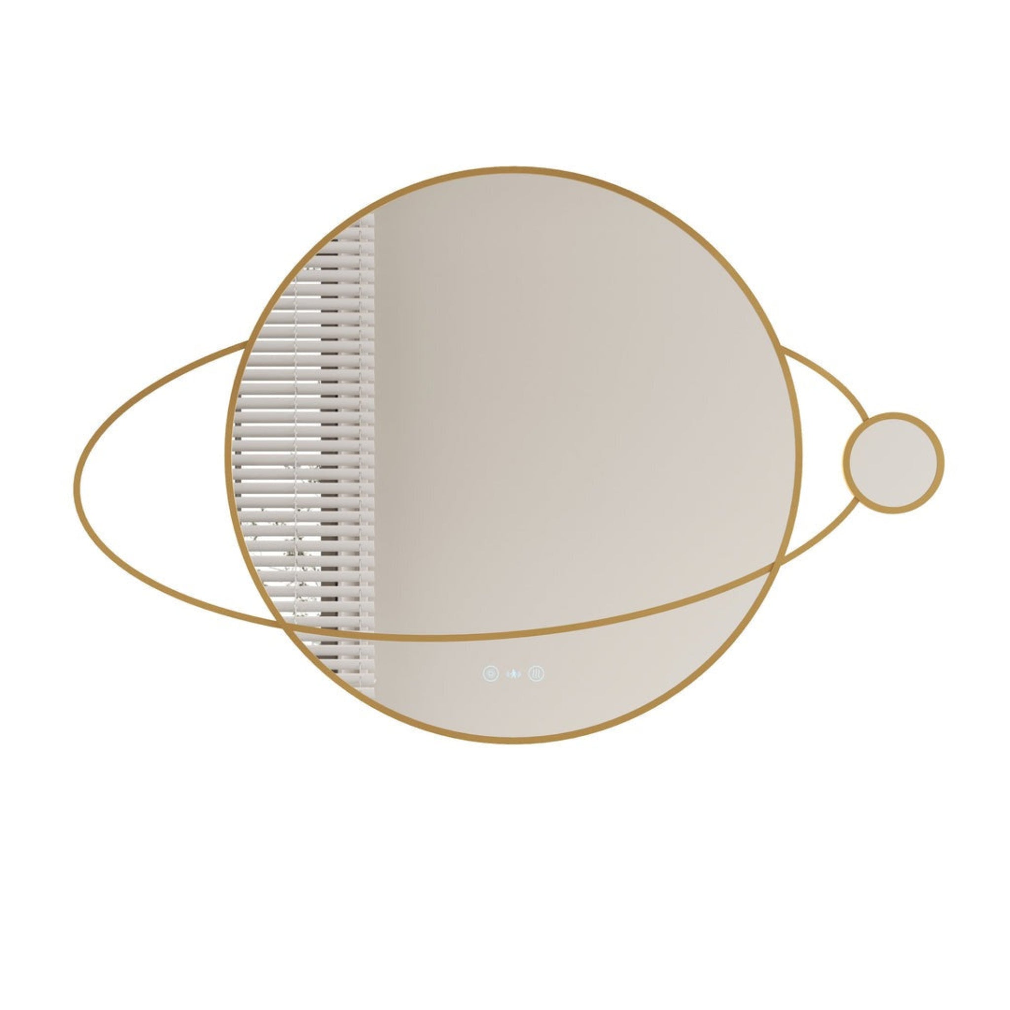 MERCIO LUNA FRAMELESS PLANET LED MIRROR 950X800MM
