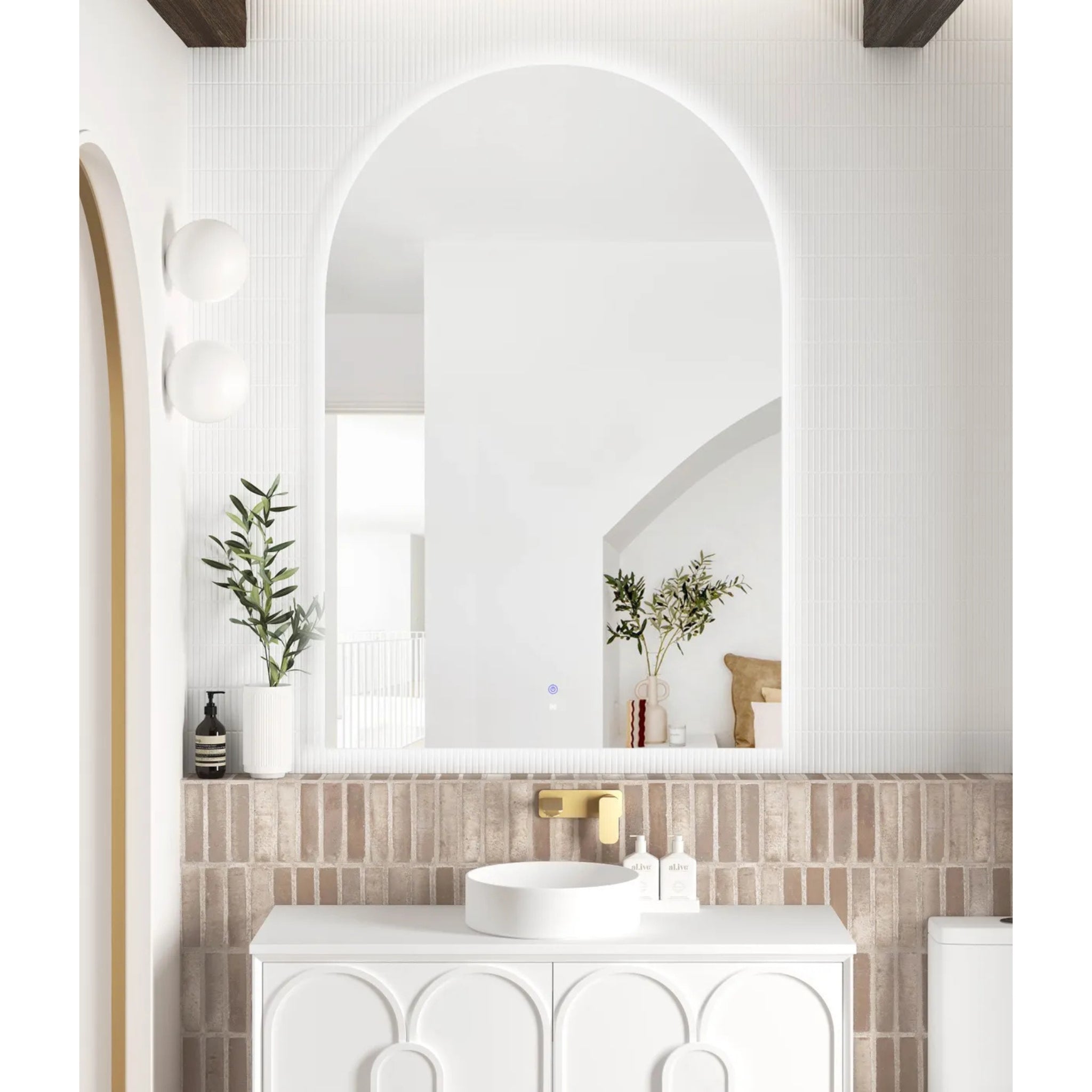 OTTI ARCHIE FRAMELESS LED MIRROR 1000X1500MM