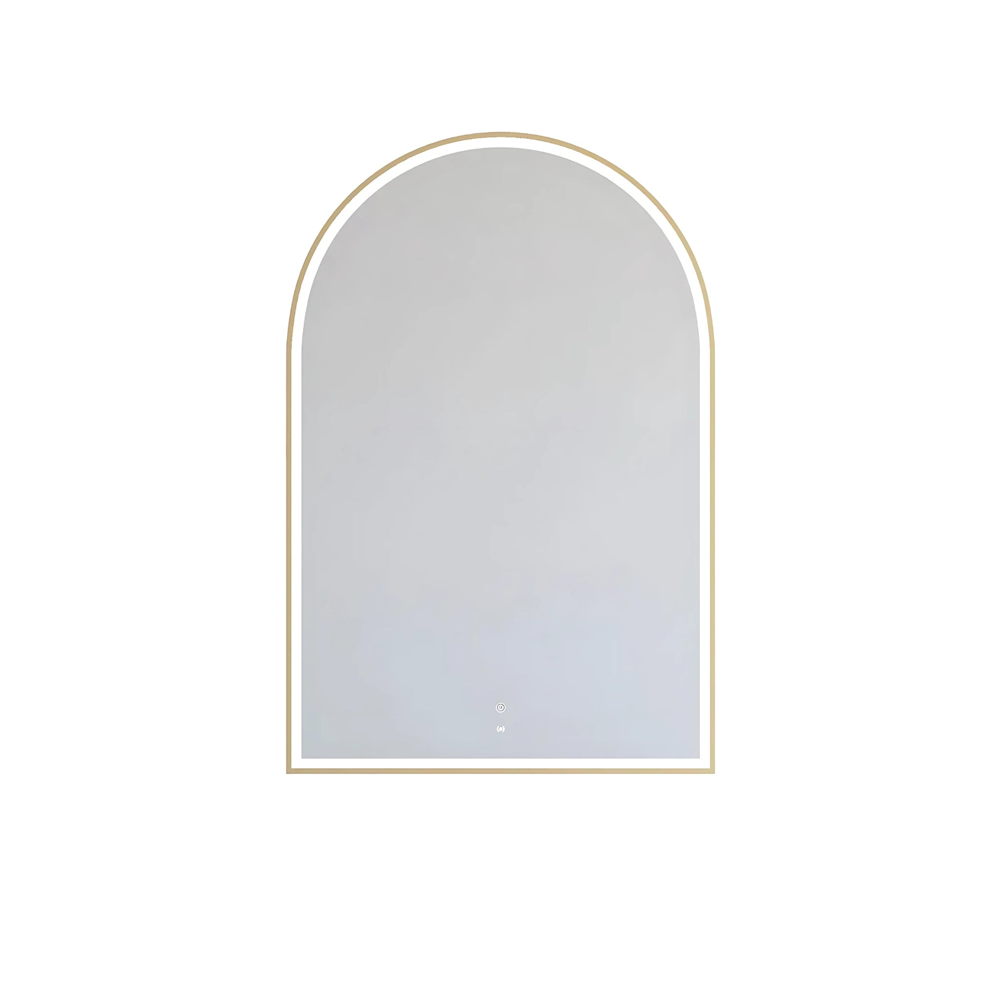 OTTI ARCHIE METAL FRAMED LED MIRROR GOLD 800X1200MM