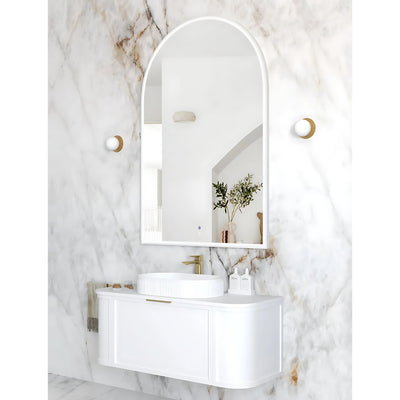 OTTI ARCHIE METAL FRAMED LED MIRROR WHITE 1000X1500MM