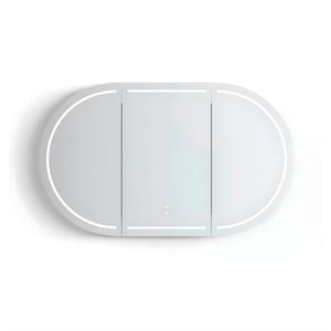 OTTI BONDI WOODLAND OAK LED SHAVING CABINET WITH POWERPOINT 1500X900MM