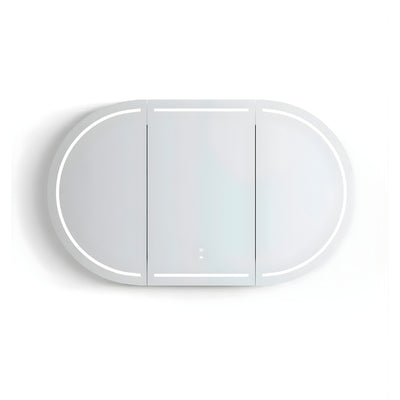 OTTI BONDI WOODLAND OAK LED SHAVING CABINET WITH POWERPOINT 1500X900MM