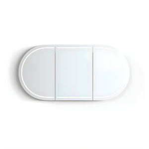 OTTI BONDI WOODLAND OAK LED SHAVING CABINET WITH POWERPOINT 1800X900MM