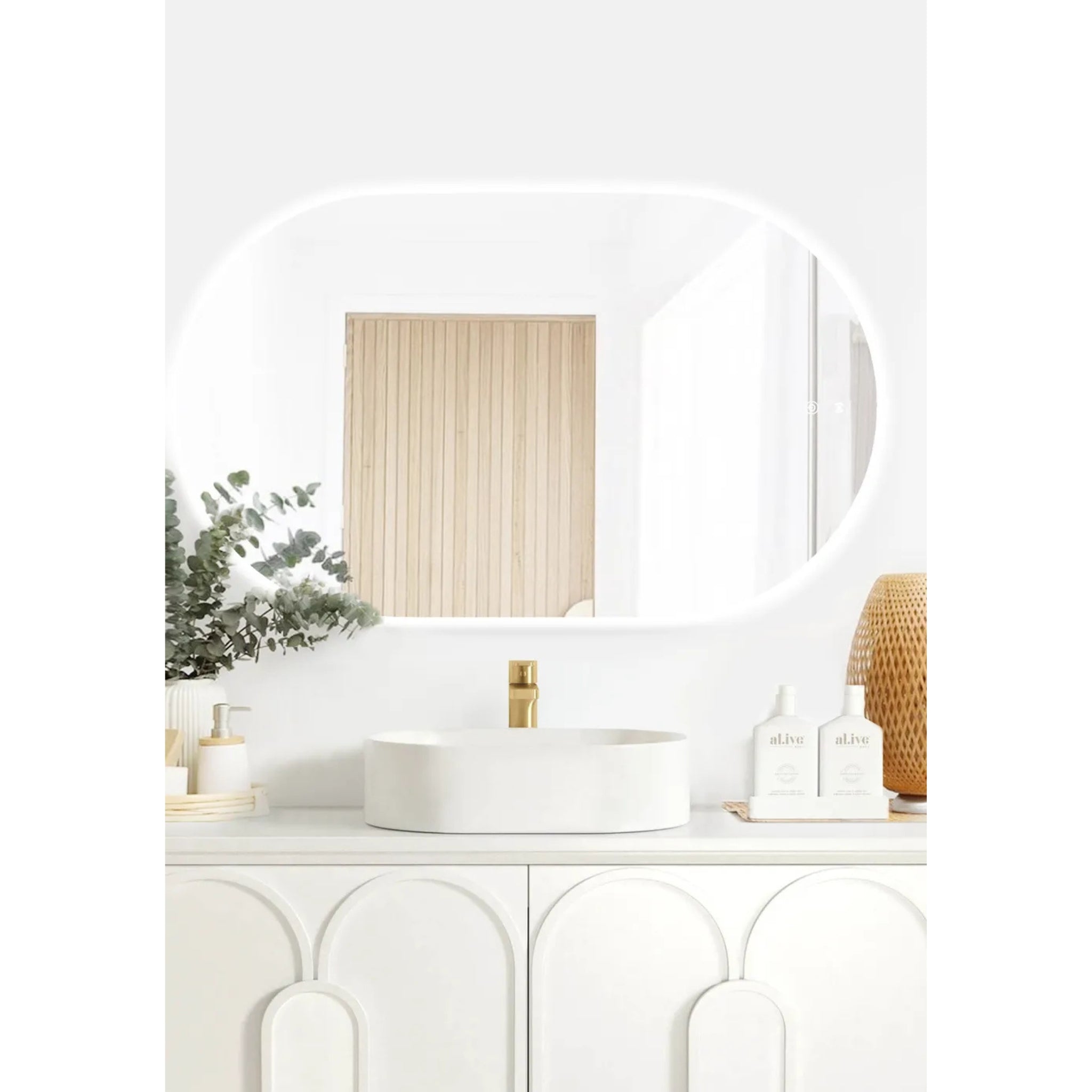 OTTI NOOSA FRAMELESS LED MIRROR 750X1200MM